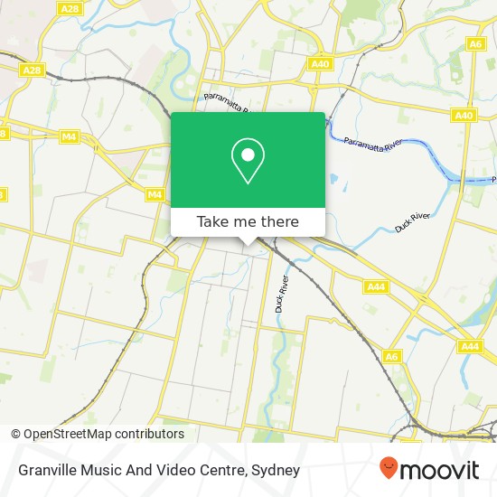 Granville Music And Video Centre map