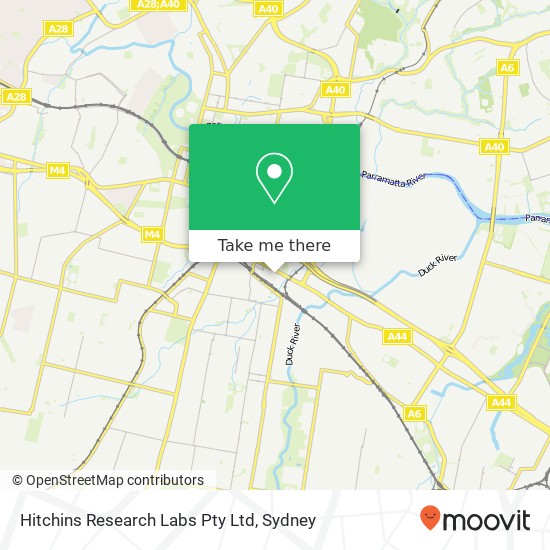 Hitchins Research Labs Pty Ltd map