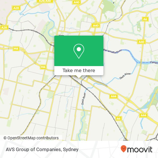 AVS Group of Companies map