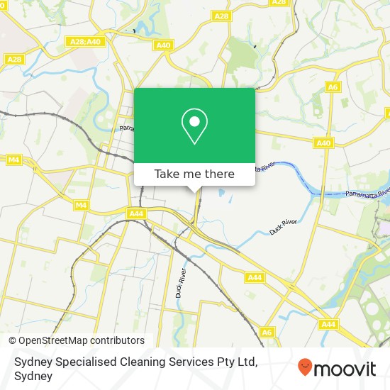 Mapa Sydney Specialised Cleaning Services Pty Ltd