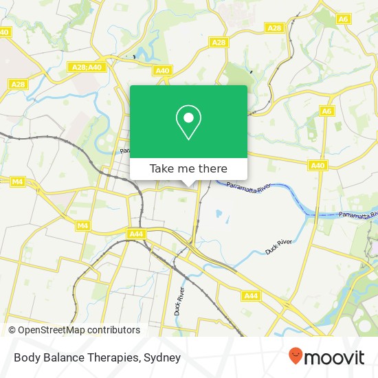 Mapa Body Balance Therapies