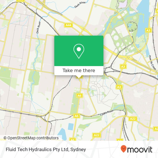 Mapa Fluid Tech Hydraulics Pty Ltd