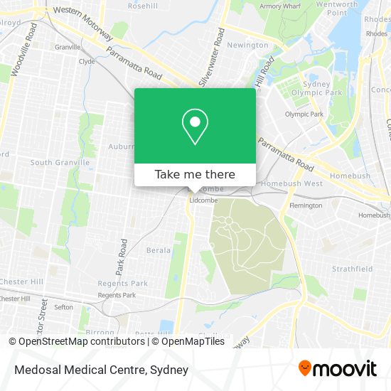 Mapa Medosal Medical Centre