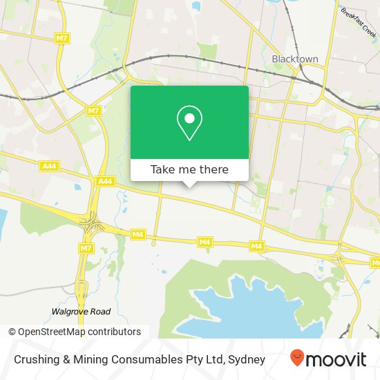 Crushing & Mining Consumables Pty Ltd map