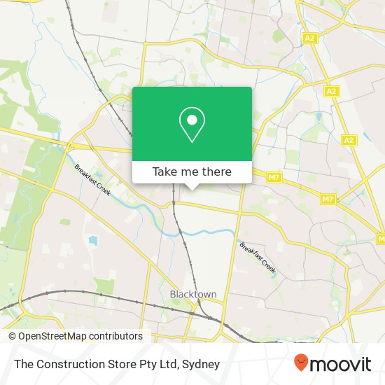 Mapa The Construction Store Pty Ltd