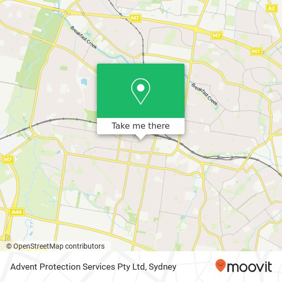 Advent Protection Services Pty Ltd map