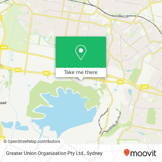 Greater Union Organisation Pty Ltd. map