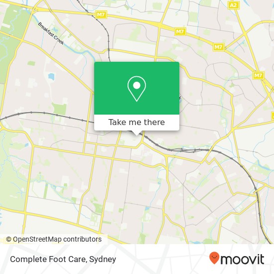 Complete Foot Care map