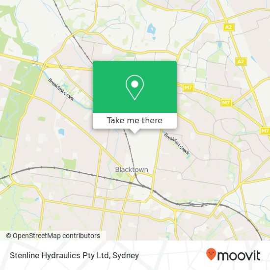 Stenline Hydraulics Pty Ltd map