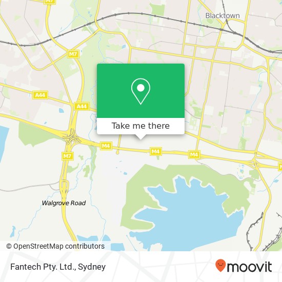 Fantech Pty. Ltd. map