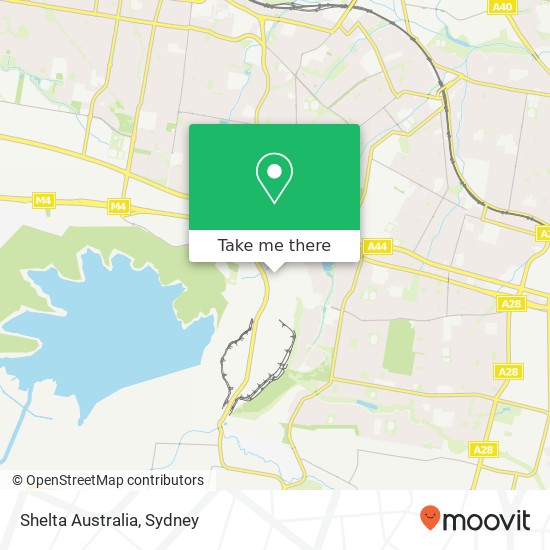 Shelta Australia map