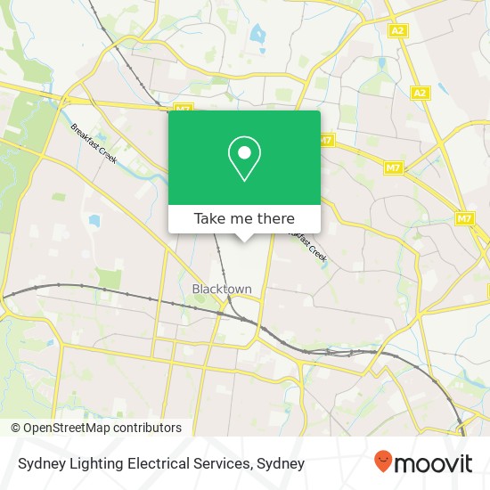 Sydney Lighting Electrical Services map