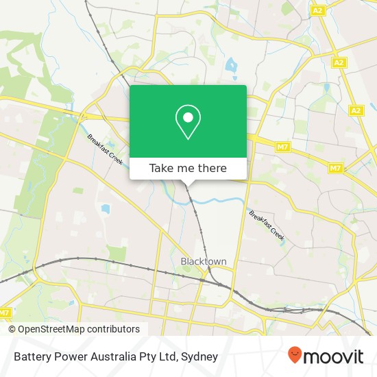 Battery Power Australia Pty Ltd map