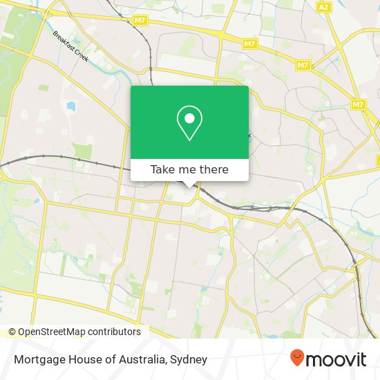 Mortgage House of Australia map