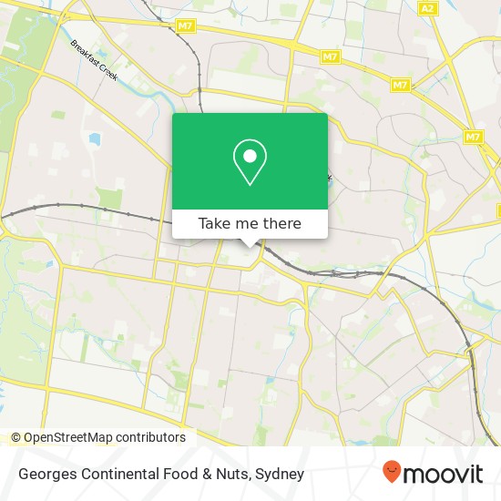 Georges Continental Food & Nuts map