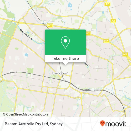 Besam Australia Pty Ltd map