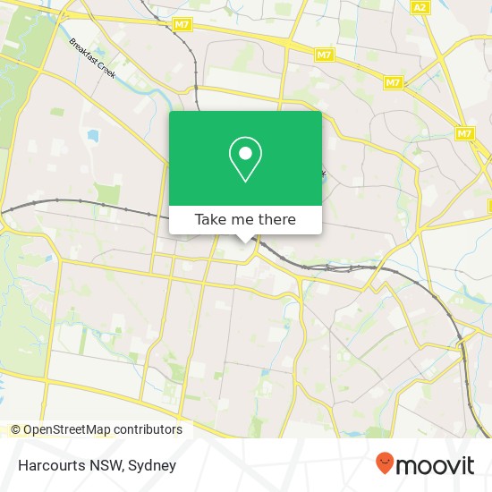 Harcourts NSW map