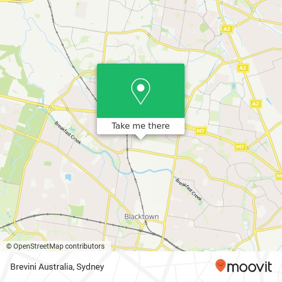 Mapa Brevini Australia