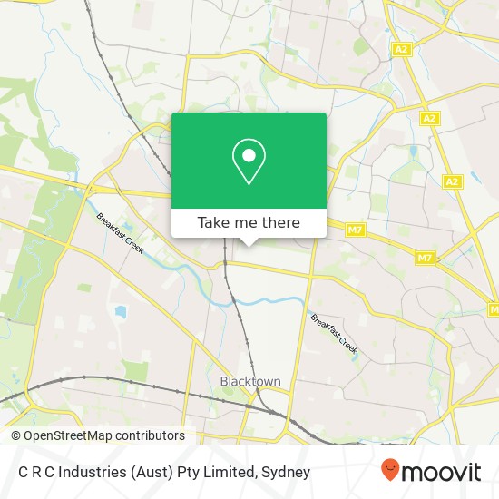 C R C Industries (Aust) Pty Limited map
