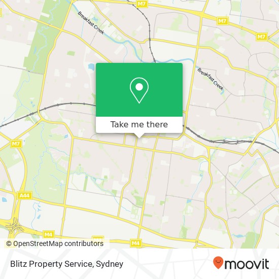 Blitz Property Service map