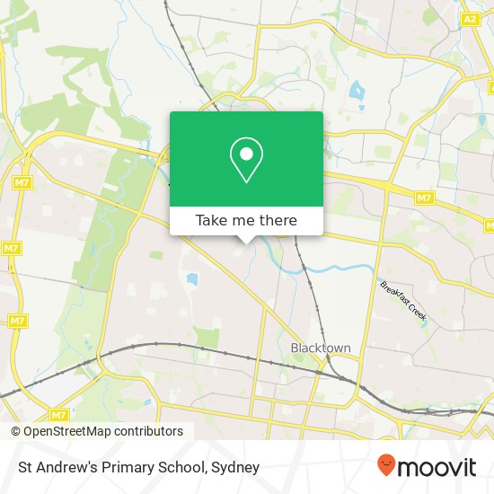 St Andrew's Primary School map