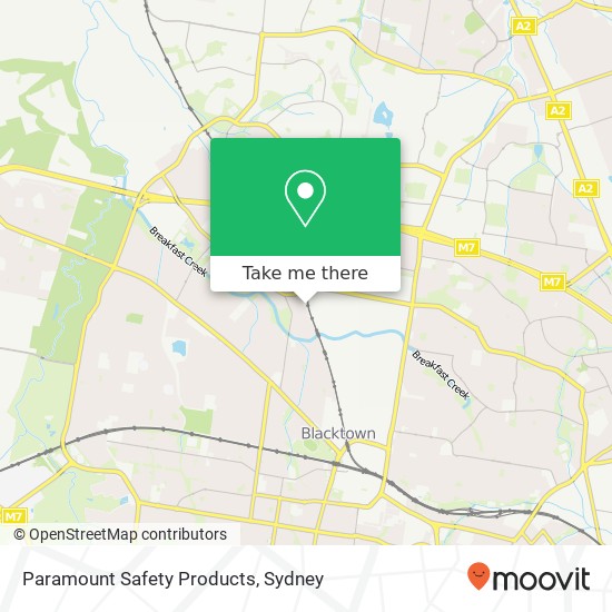 Paramount Safety Products map