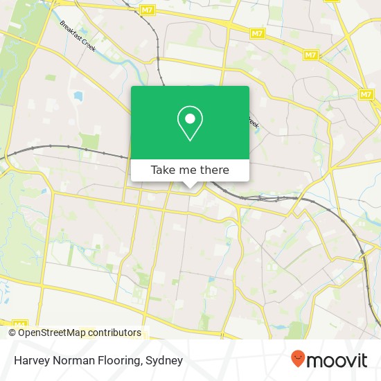 Mapa Harvey Norman Flooring
