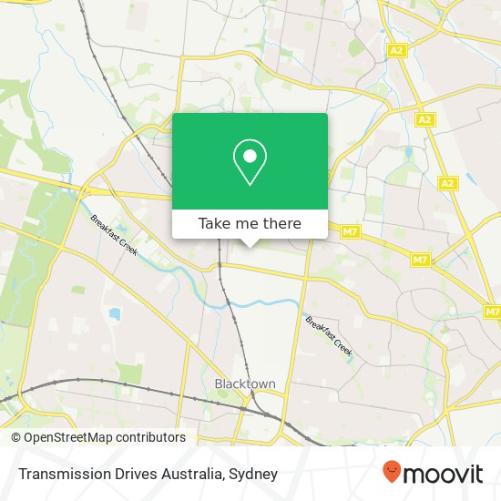 Transmission Drives Australia map