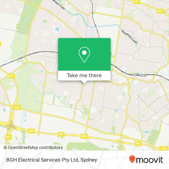 BGH Electrical Services Pty Ltd map