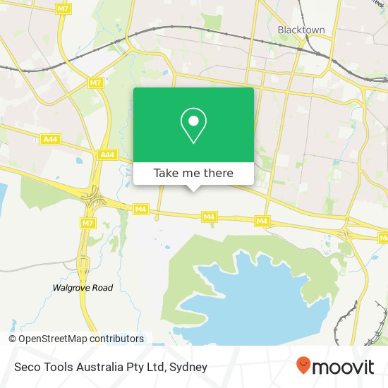 Seco Tools Australia Pty Ltd map