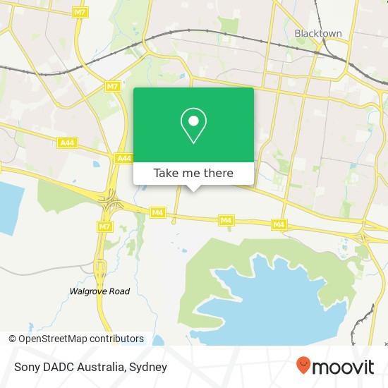 Sony DADC Australia map