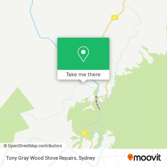 Tony Gray Wood Stove Repairs map