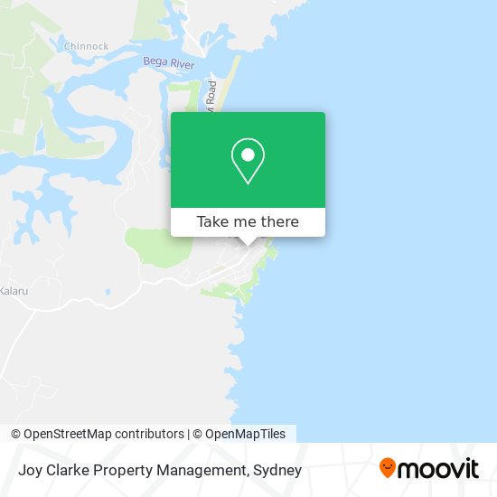 Joy Clarke Property Management map