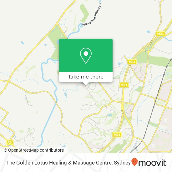 The Golden Lotus Healing & Massage Centre map