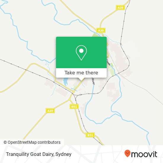 Tranquility Goat Dairy map