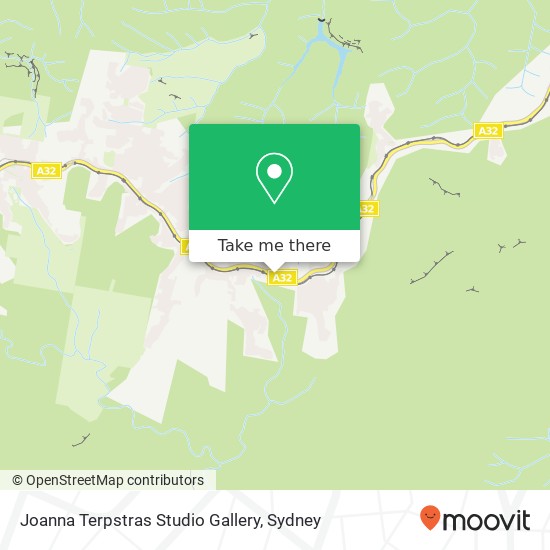 Joanna Terpstras Studio Gallery map