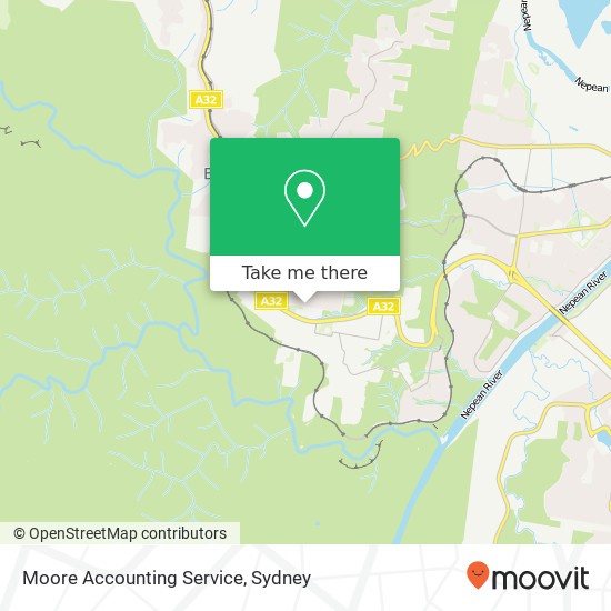 Moore Accounting Service map