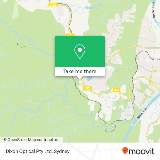 Dixon Optical Pty Ltd map