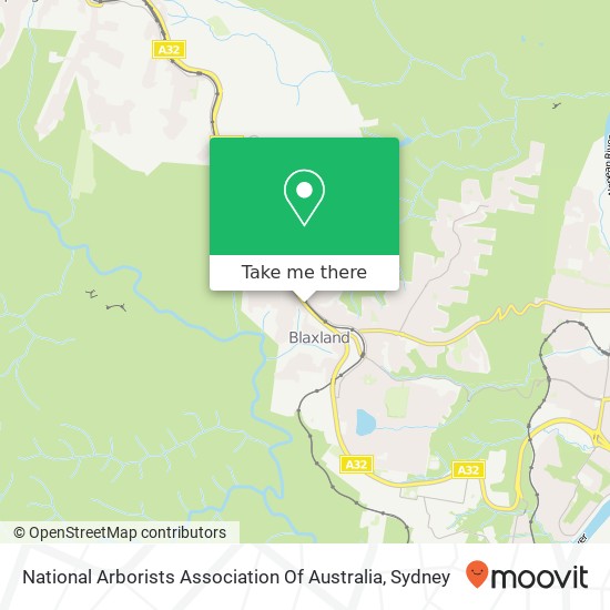Mapa National Arborists Association Of Australia