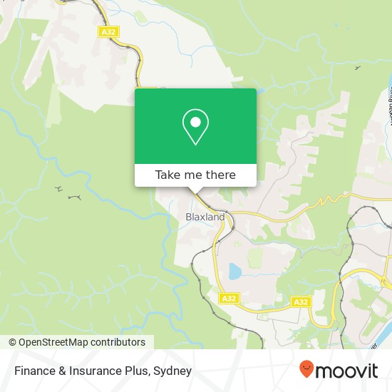 Finance & Insurance Plus map