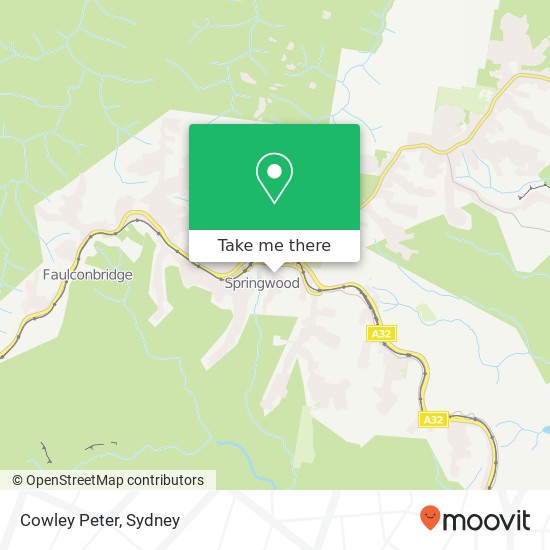 Cowley Peter map