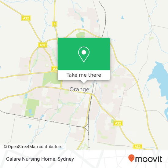 Calare Nursing Home map