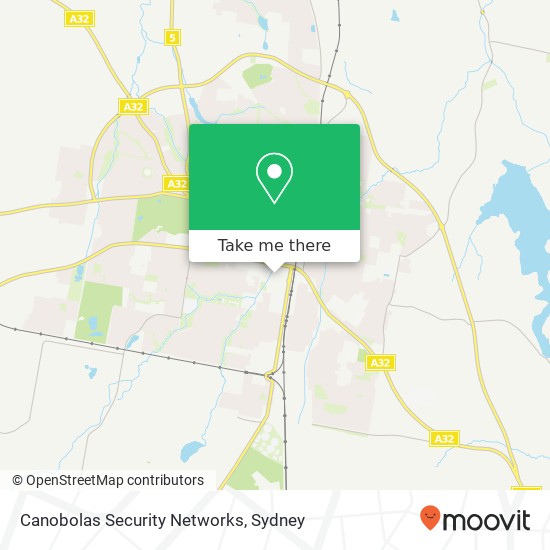 Canobolas Security Networks map