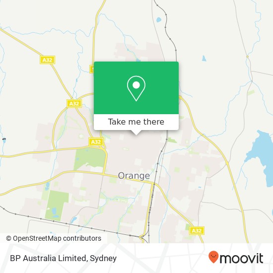 BP Australia Limited map