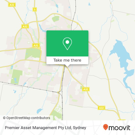 Premier Asset Management Pty Ltd map