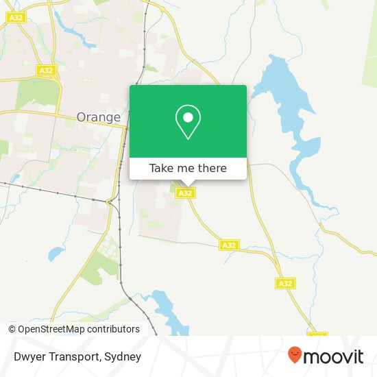 Dwyer Transport map