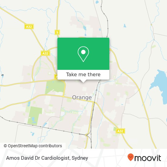 Amos David Dr Cardiologist map