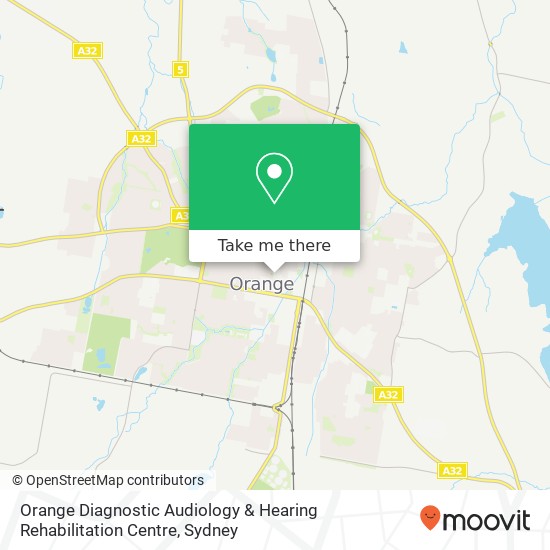 Mapa Orange Diagnostic Audiology & Hearing Rehabilitation Centre