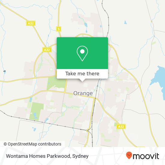 Wontama Homes Parkwood map