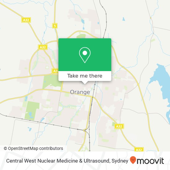 Central West Nuclear Medicine & Ultrasound map